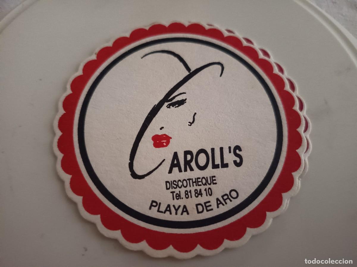 Otros art&iacute;culos de coleccionismo en papel: POSAVASOS DISCOTECA CAROLL'S-PLATJA DE'ARO-GIRONA