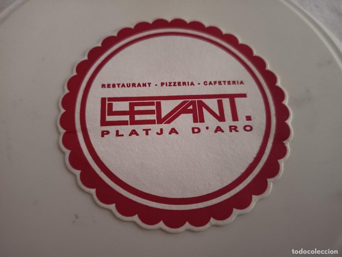 Otros art&iacute;culos de coleccionismo en papel: POSAVASOS RESTAURANT LLEVANT-PLATJA DE'ARO-GIRONA