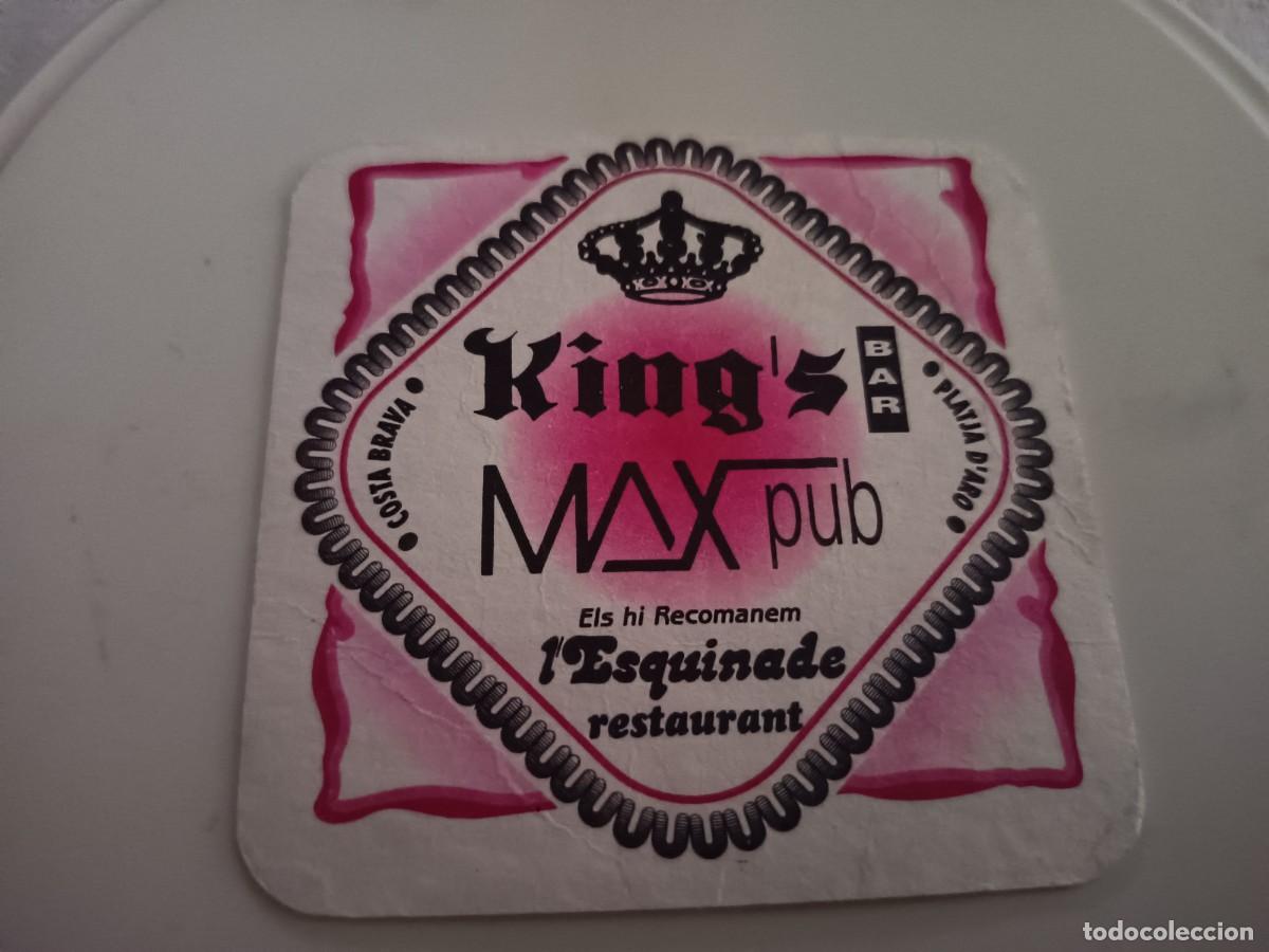 Paper Collecting Others: POSAVASOS PUB MAX BAR KIN'S-PLATJA DE'ARO-GIRONA