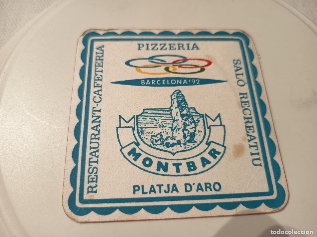 Sammelleidenschaft Andere Papierartikel: POSAVASOS OLIMPIADAS BARCELONA 92 SALON RECREATIVO MONTBAR-PLATJA DE'ARO-GIRONA