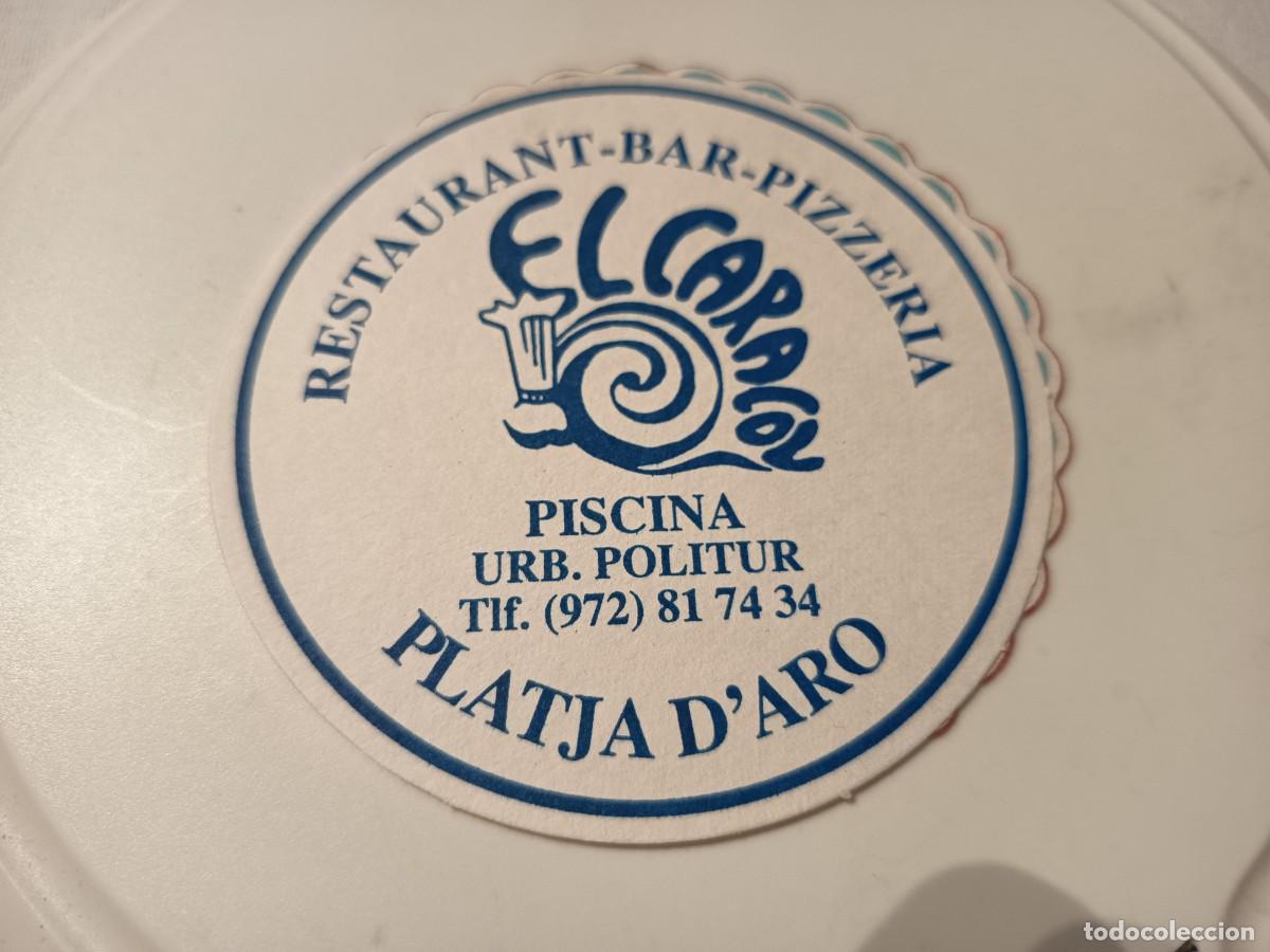 Otros art&iacute;culos de coleccionismo en papel: POSAVASOS RESTAURANT EL CARACOL-PLATJA DE'ARO-GIRONA