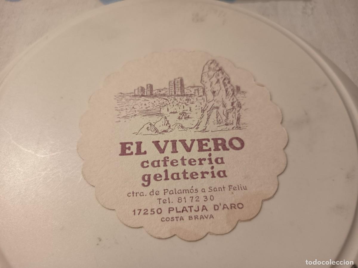 Otros art&iacute;culos de coleccionismo en papel: POSAVASOS HELADERIA EL VIVERO-PLATJA DE'ARO-GIRONA