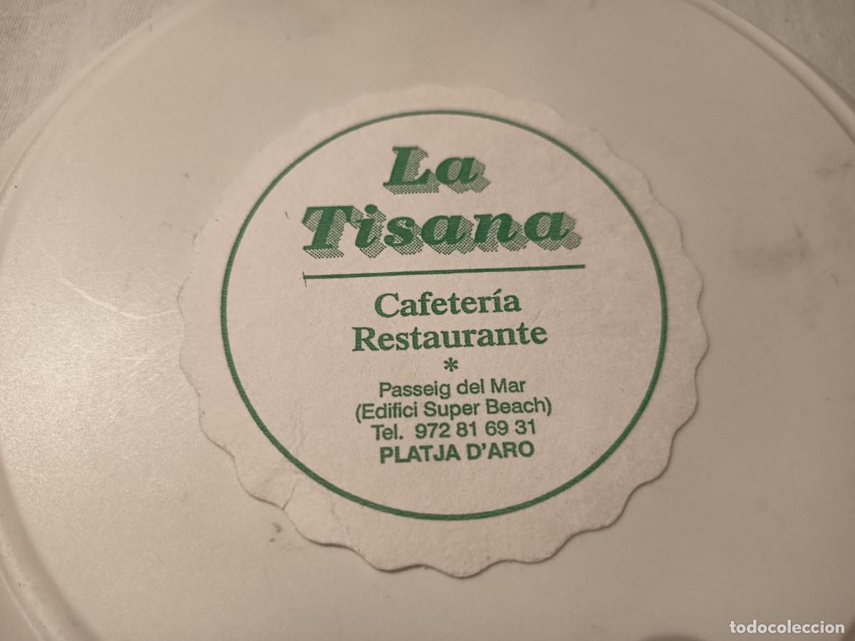 Outros artigos de papel: POSAVASOS CAFETERIA LA TISANA-PLATJA DE'ARO-GIRONA