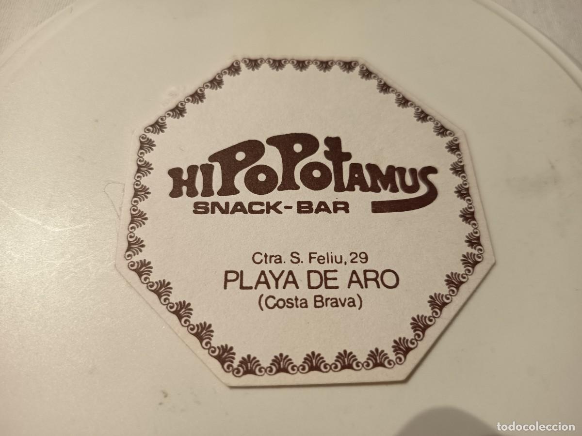 Paper Collecting Others: POSAVASOS SNACK BAR HIPOPOTAMUS-PLATJA DE'ARO-GIRONA