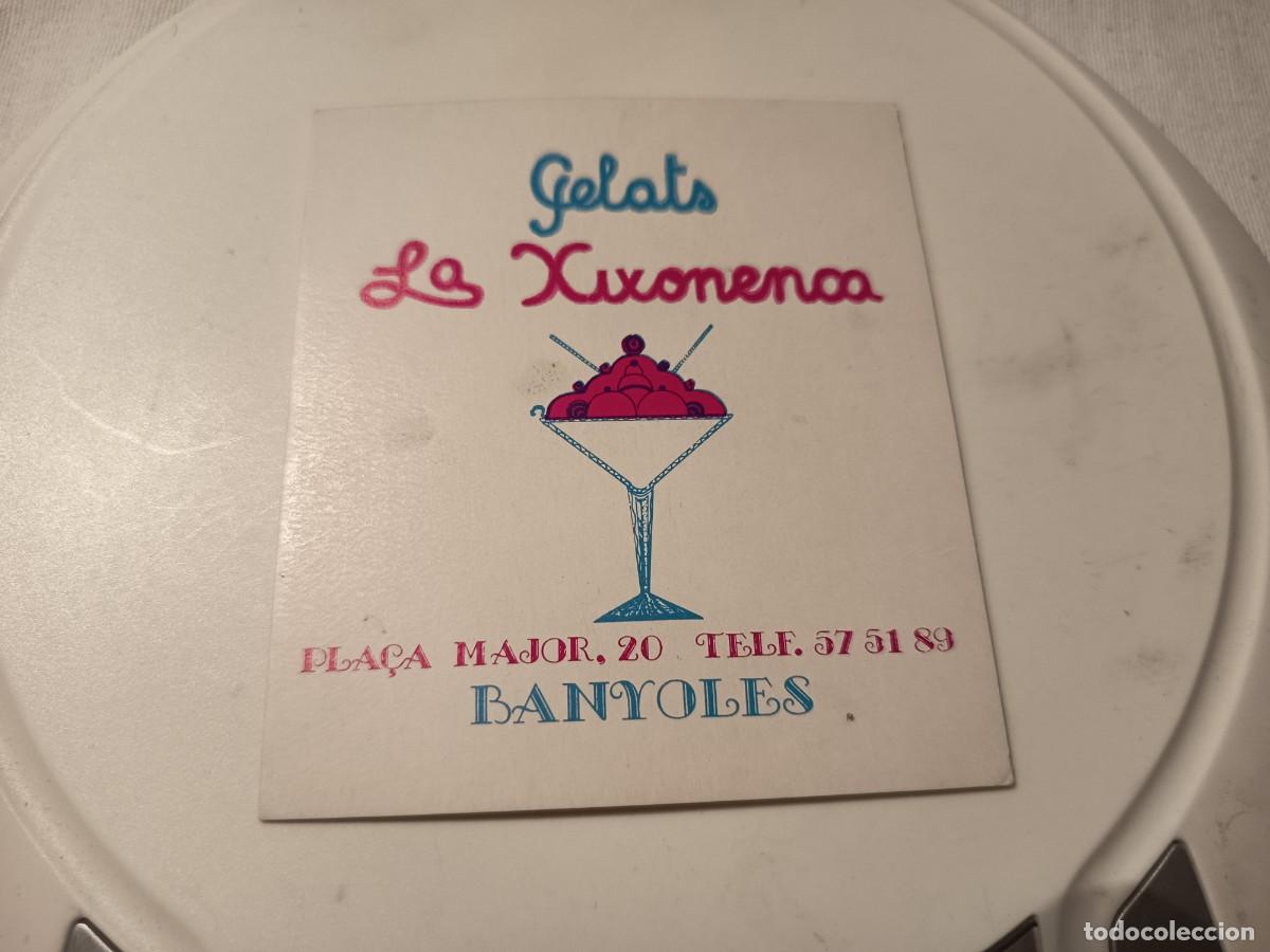 Otros art&iacute;culos de coleccionismo en papel: POSAVASOS HELADERIA LA XIXONEXA-BANYOLES-GIRONA