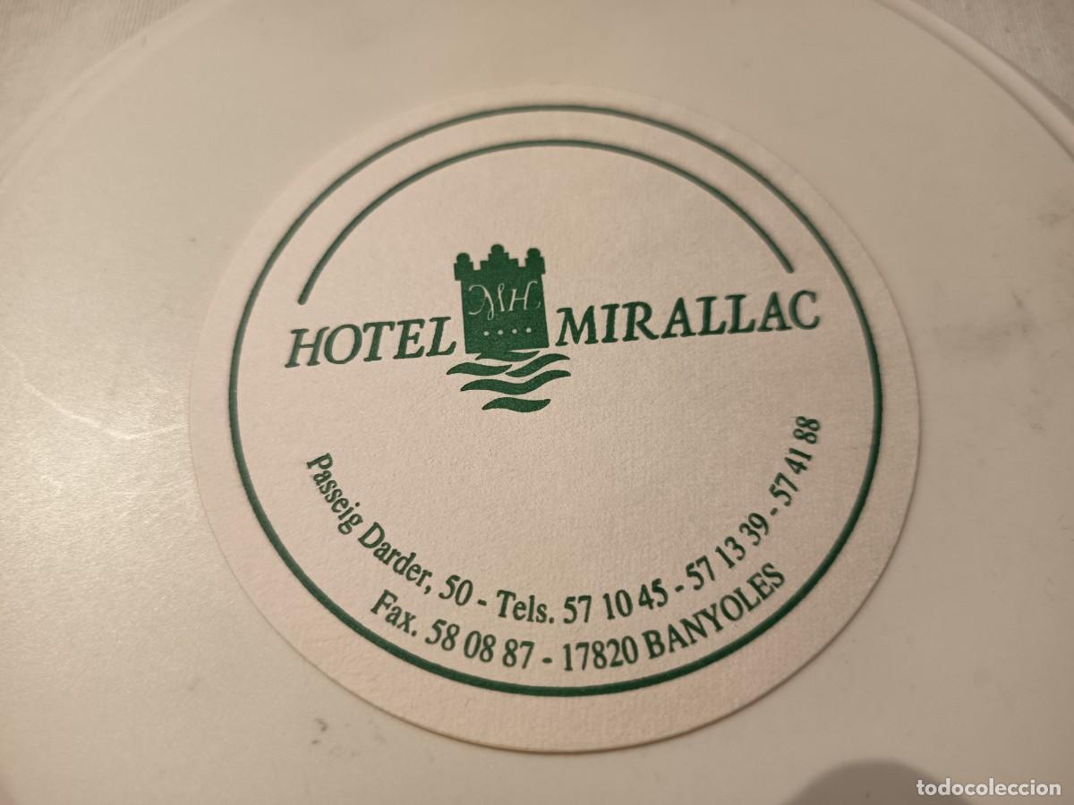 Otros art&iacute;culos de coleccionismo en papel: POSAVASOS HOTEL MIRALLAC-BANYOLES-GIRONA
