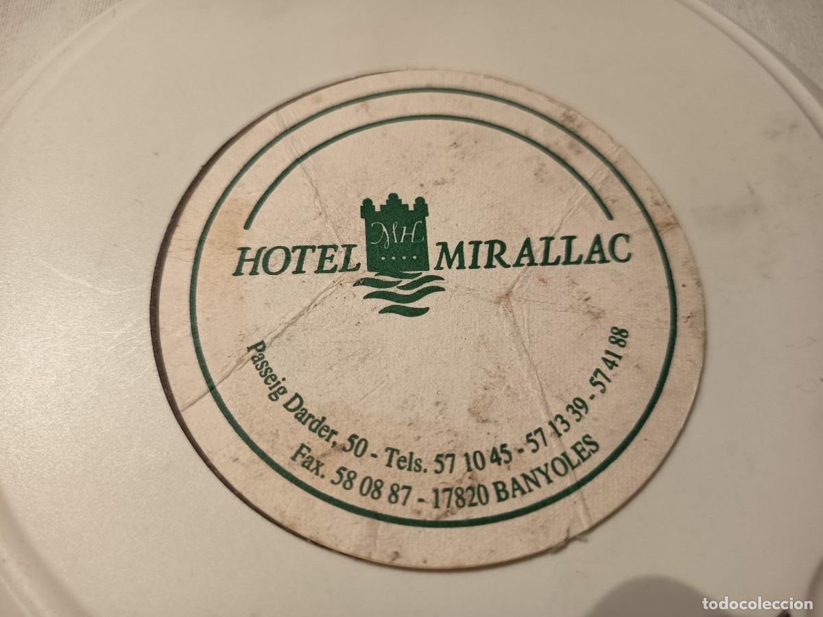 Otros art&iacute;culos de coleccionismo en papel: POSAVASOS HOTEL MIRALLAC-BANYOLES-GIRONA