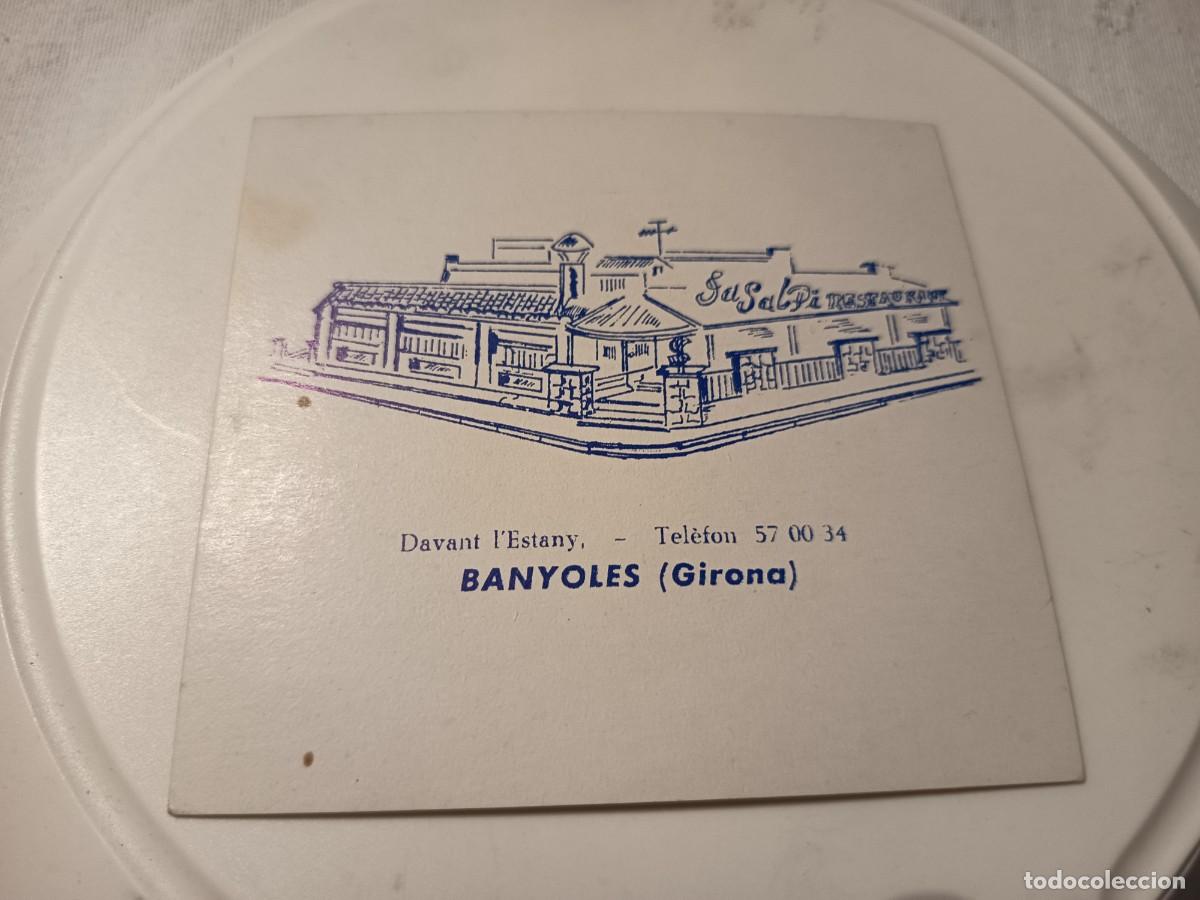 Otros art&iacute;culos de coleccionismo en papel: POSAVASOS RESTAURAN SUSALPI-BANYOLES-GIRONA