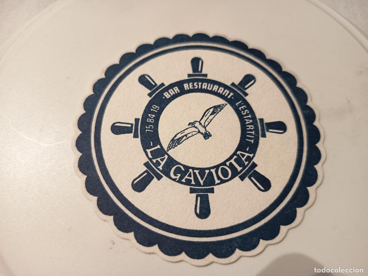 Altri oggetti di carta: POSAVASOS RESTAURANT LA GAVIOTA-L'ESTARTIT-GIRONA