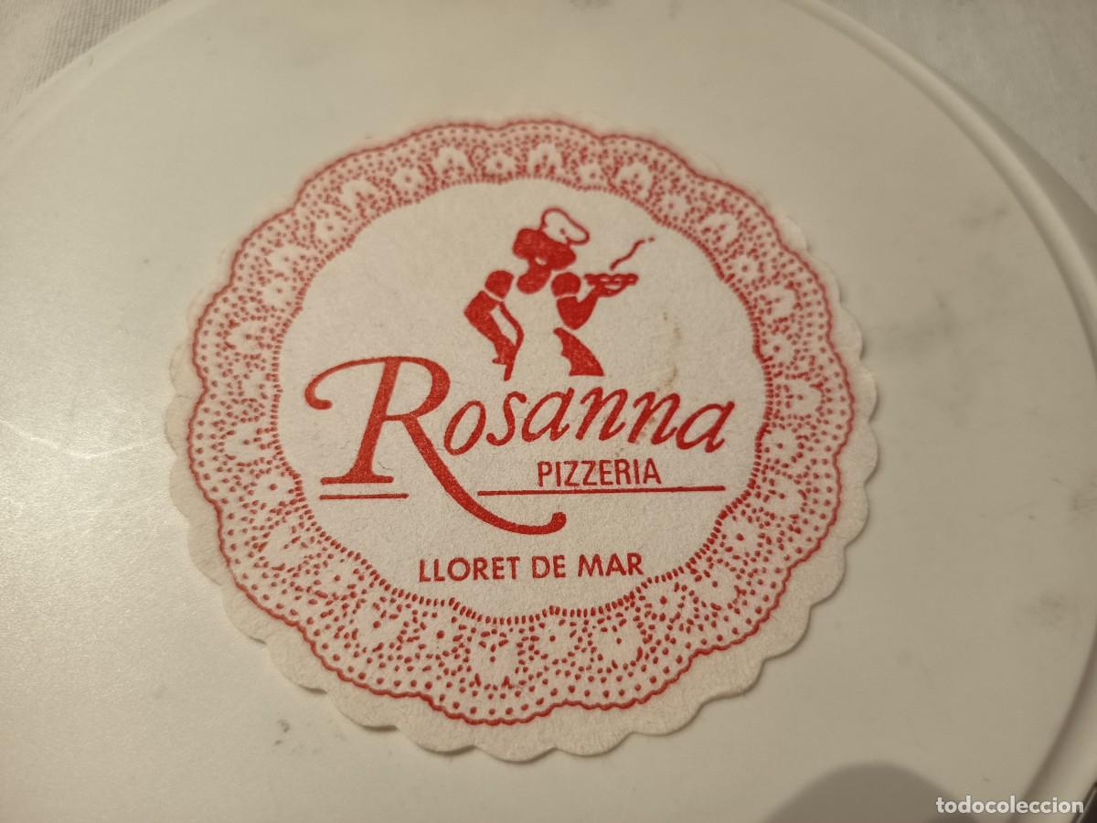 Altri oggetti di carta: POSAVASOS PIZZERIA ROSANNA- LLORET DE MAR-GIRONA