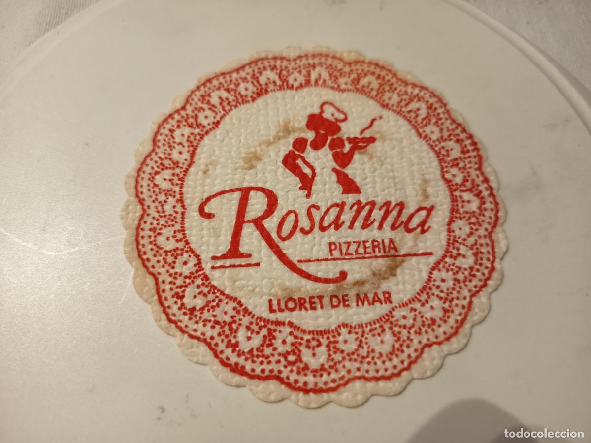 Altri oggetti di carta: POSAVASOS PIZZERIA ROSANNA- LLORET DE MAR-GIRONA