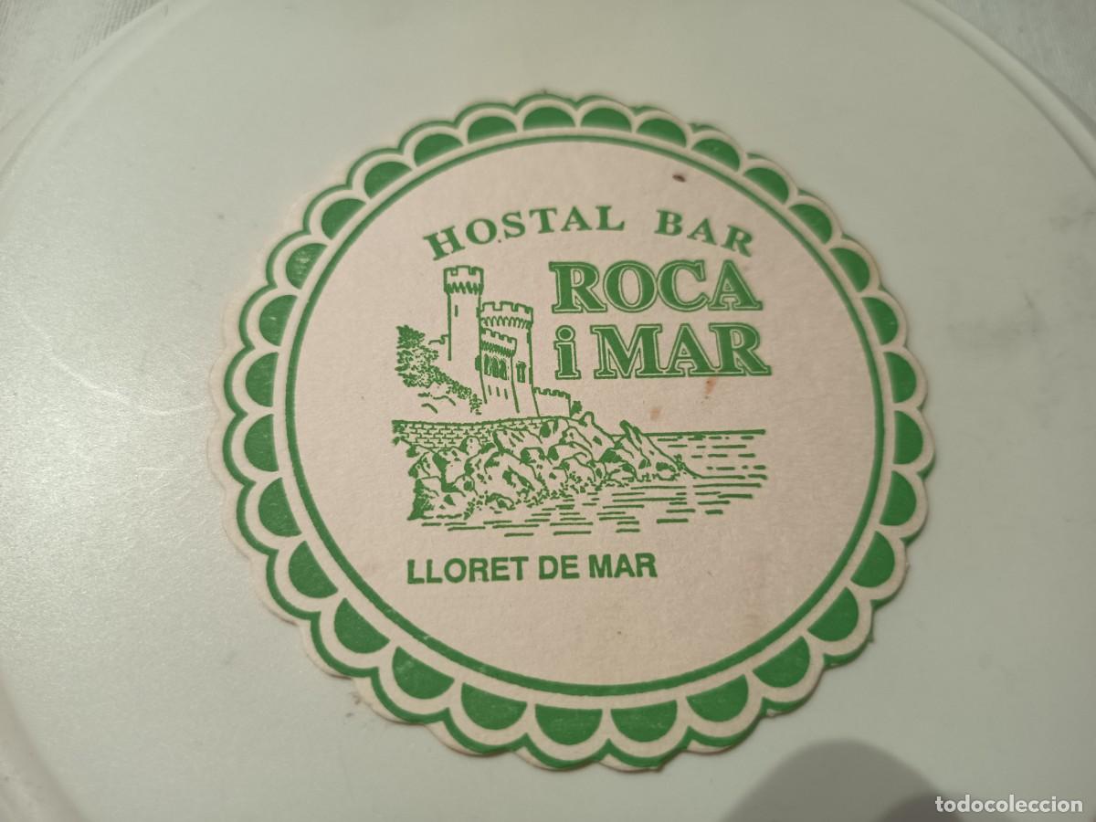 Collectionnisme Papier divers: POSAVASOS HOSTAL BAR ROCA I MAR- LLORET DE MAR-GIRONA