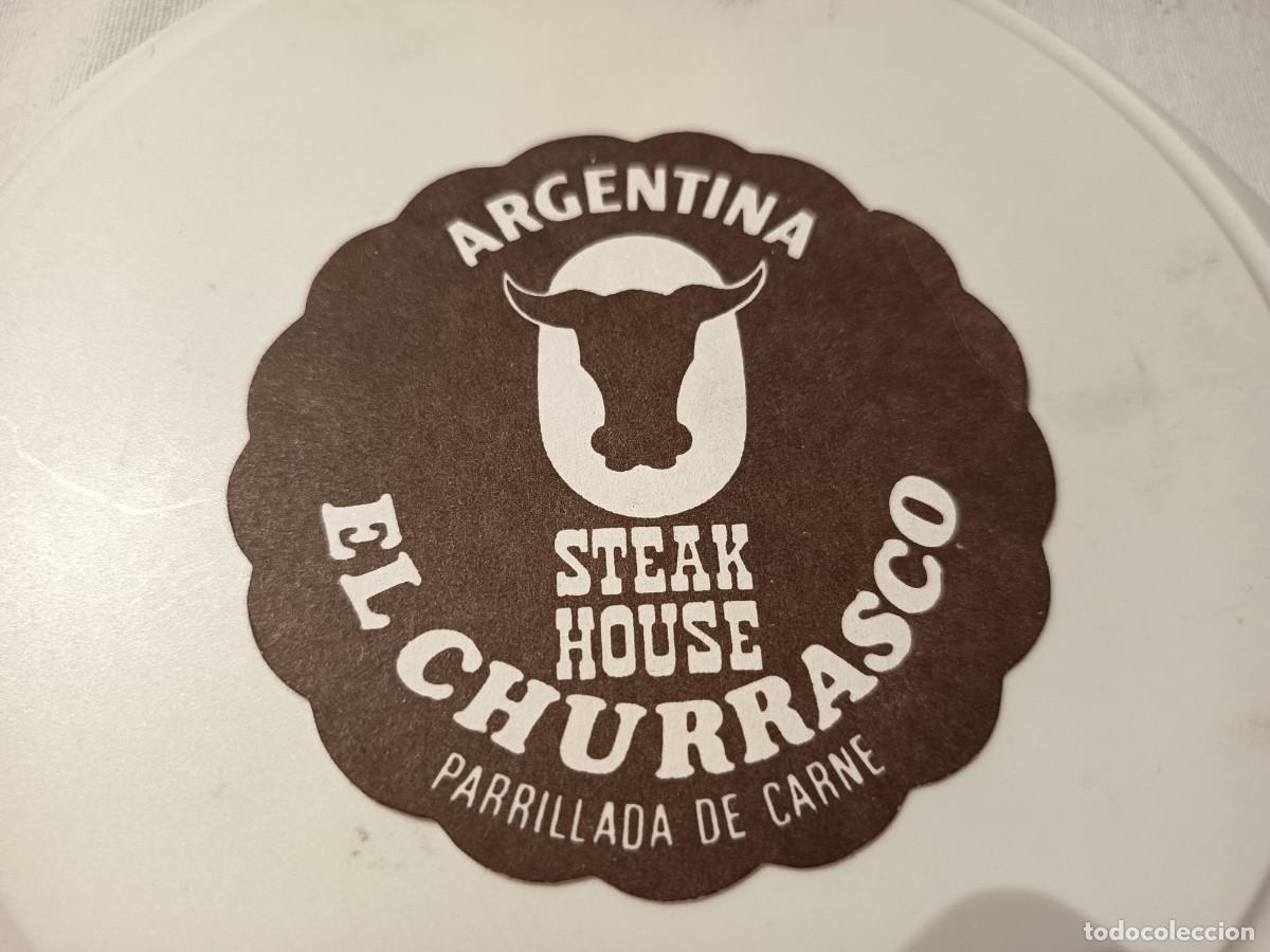 Collectionnisme Papier divers: POSAVASOS STEAK HOUSE EL CHURRASCO- LLORET DE MAR-GIRONA