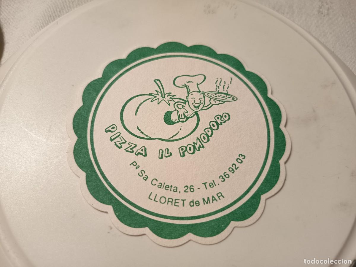 Collectionnisme Papier divers: POSAVASOS PIZZA IL POMODORO- LLORET DE MAR-GIRONA
