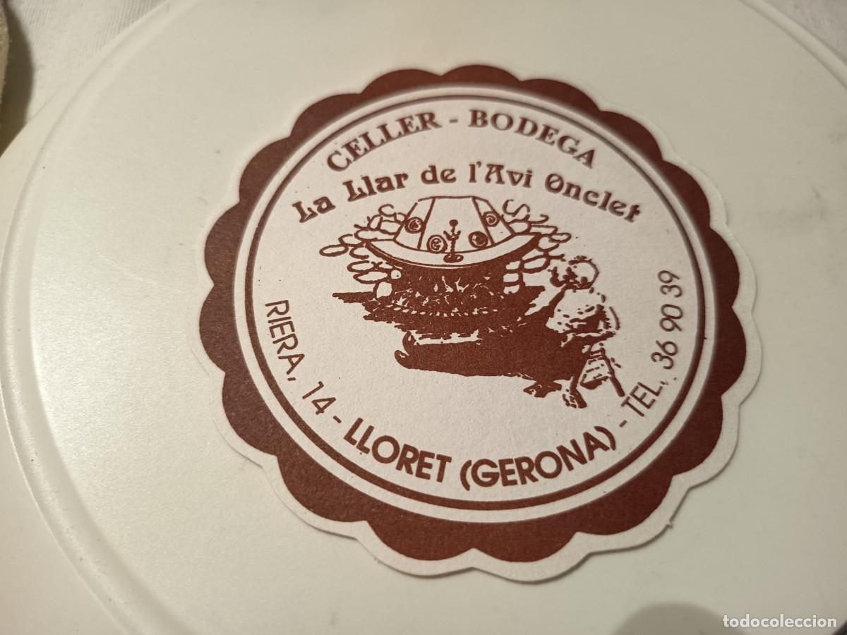 Collectionnisme Papier divers: POSAVASOS BODEGA LA LLAR DE I'AVI ONCLET- LLORET DE MAR-GIRONA