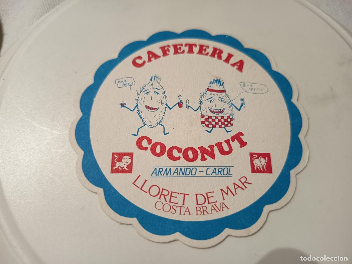 Otros art&iacute;culos de coleccionismo en papel: POSAVASOS CAFETERIA COCONUT- LLORET DE MAR-GIRONA