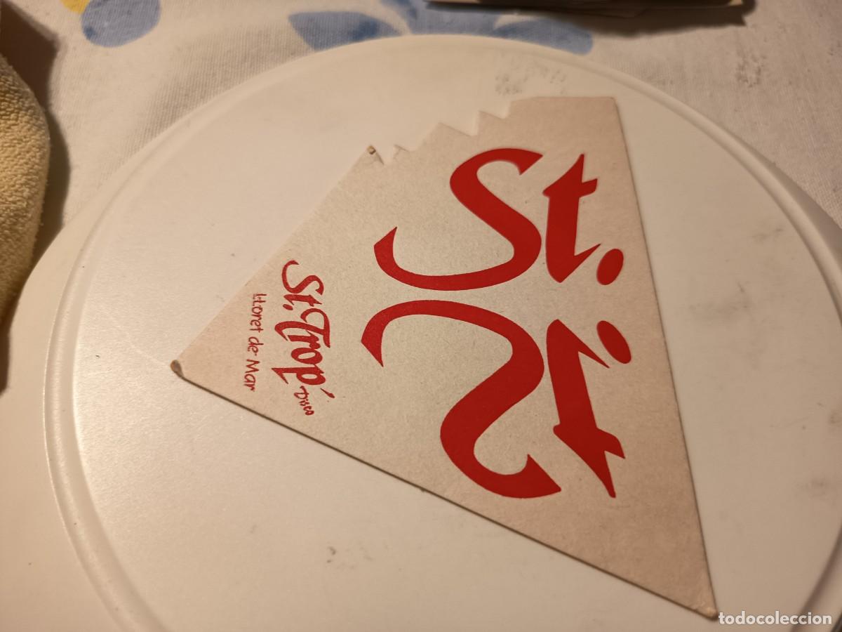 Otros art&iacute;culos de coleccionismo en papel: POSAVASOS DISCOTECA ST. TROP- LLORET DE MAR-GIRONA