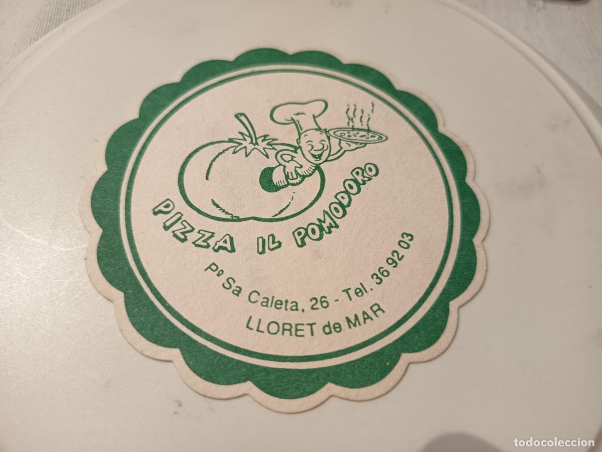 Otros art&iacute;culos de coleccionismo en papel: POSAVASOS PIZZA IL POMODORO- LLORET DE MAR-GIRONA