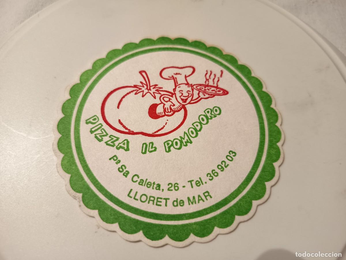 Otros art&iacute;culos de coleccionismo en papel: POSAVASOS PIZZA IL POMODORO- LLORET DE MAR-GIRONA