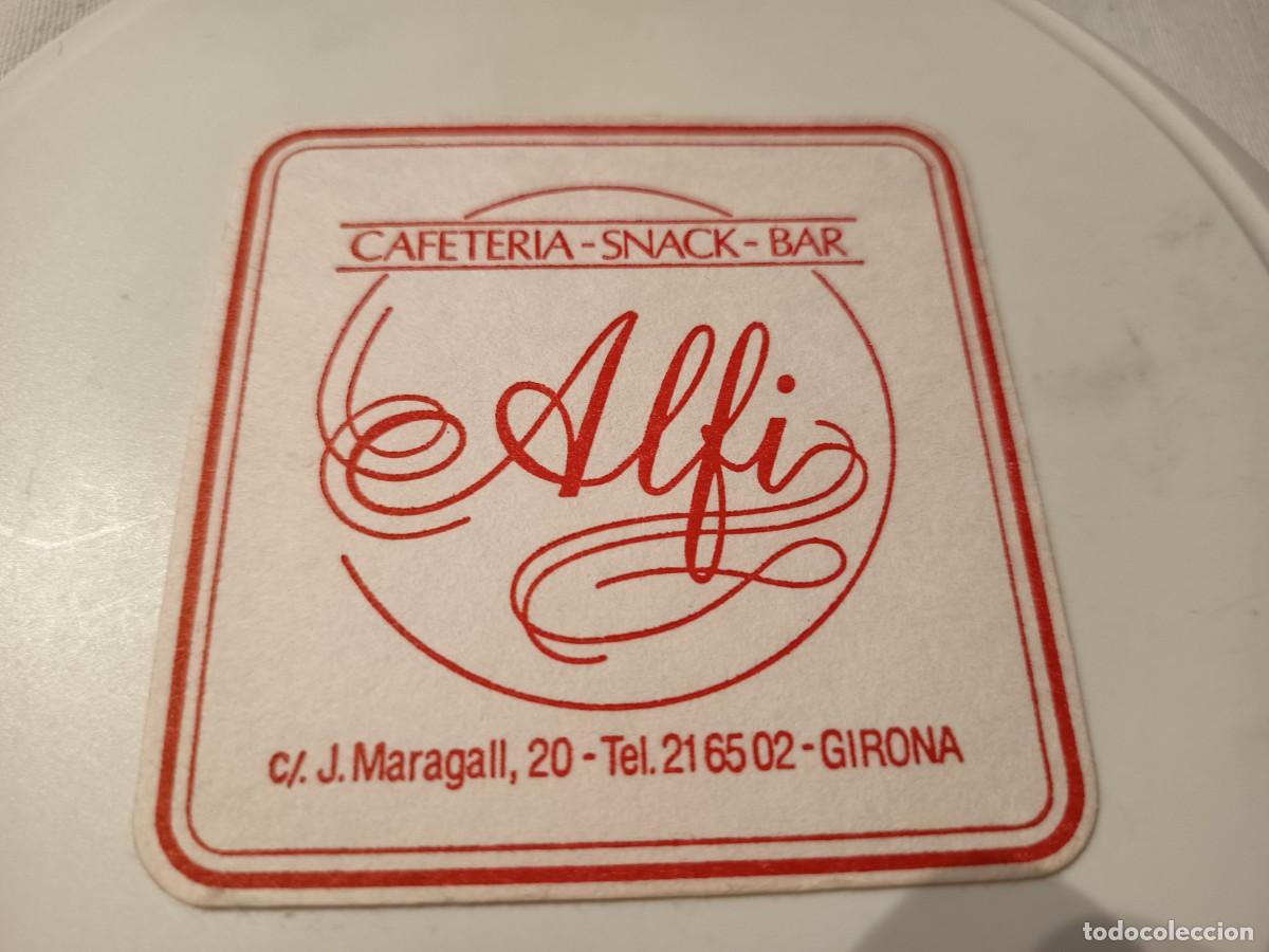Otros art&iacute;culos de coleccionismo en papel: POSAVASOS CAFETERIA ALFI-GIRONA