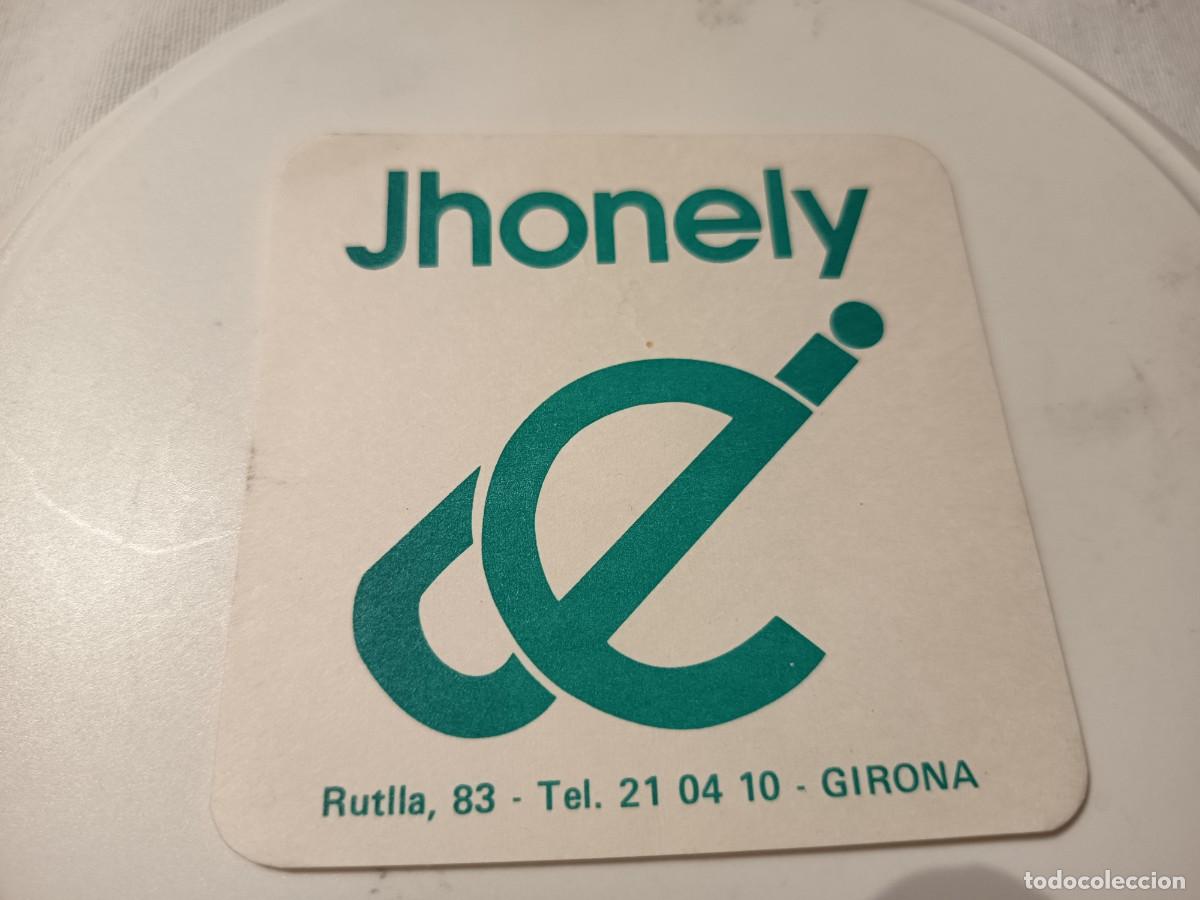 Otros art&iacute;culos de coleccionismo en papel: POSAVASOS BAR JHONELY-GIRONA