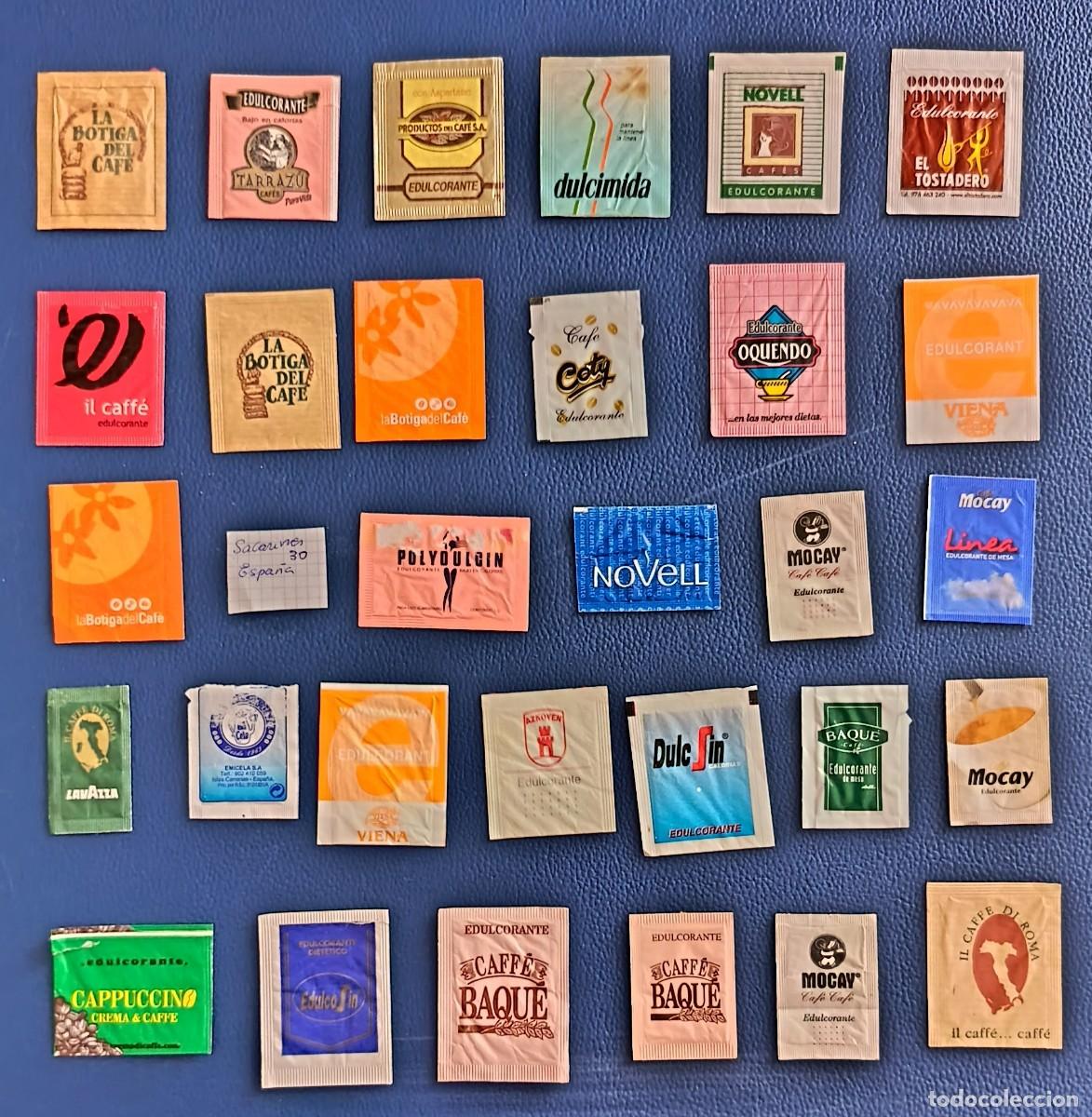 Otros art&iacute;culos de coleccionismo en papel: Sobres de Sacarinas. 30 Sobres. Espa&ntilde;a.