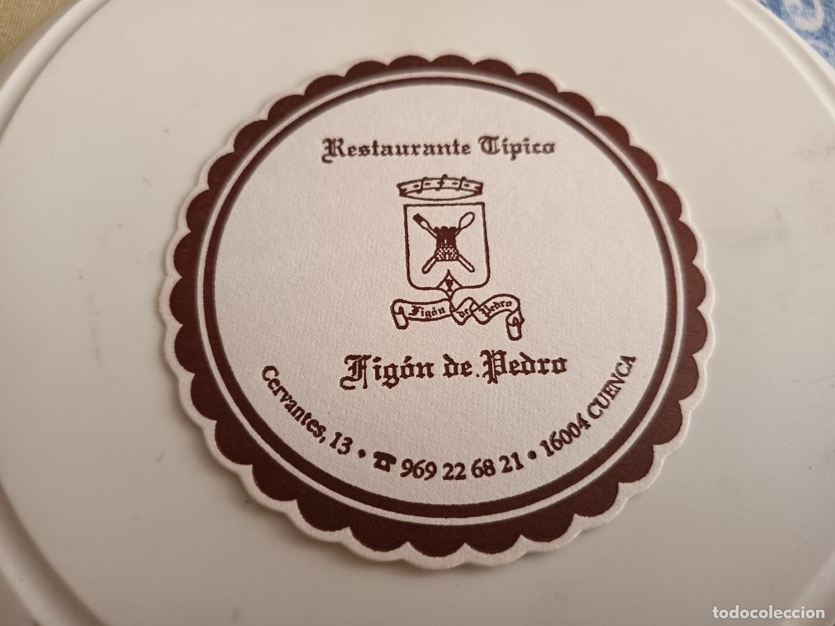 Otros art&iacute;culos de coleccionismo en papel: POSAVASOS RESTAURANTE FIGON DE PEDRO-CUENCA