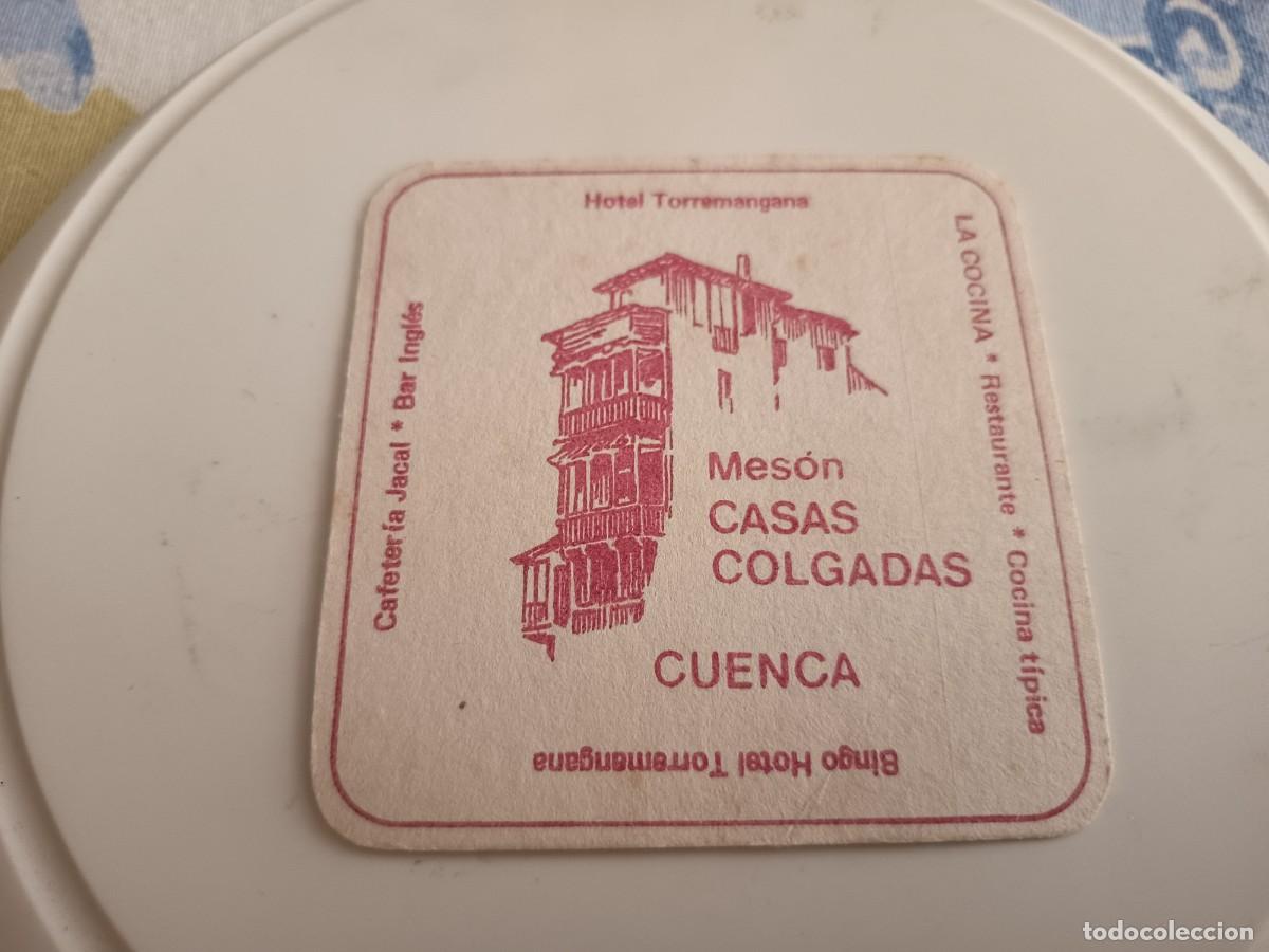 Otros art&iacute;culos de coleccionismo en papel: POSAVASOS HOTEL TORREMANGADA MESON CASAS COLGADAS CUENCA