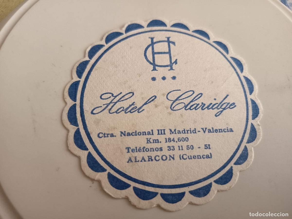 Otros art&iacute;culos de coleccionismo en papel: POSAVASOS HOTEL CLARIDGE-ALARCON- CUENCA