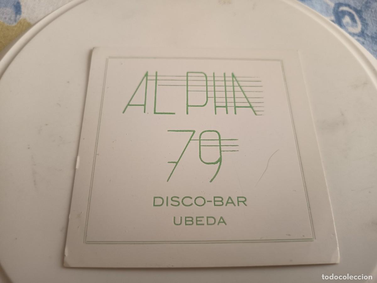 Otros art&iacute;culos de coleccionismo en papel: POSAVASOS DISCO BAR ALPHA 79-UBEDA-JAEN