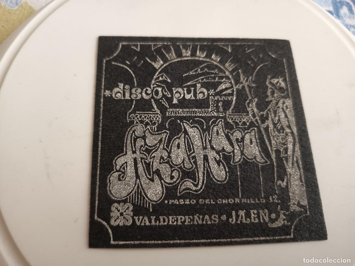 Otros art&iacute;culos de coleccionismo en papel: POSAVASOS DISCO PUB AZAHARA-VALDEPE&Ntilde;AS-JAEN
