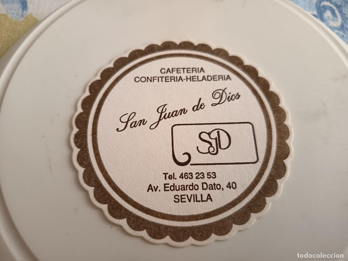Collectionnisme Papier divers: POSAVASOS CAFETERIA SAN JUAN DE DIOS-SEVILLA