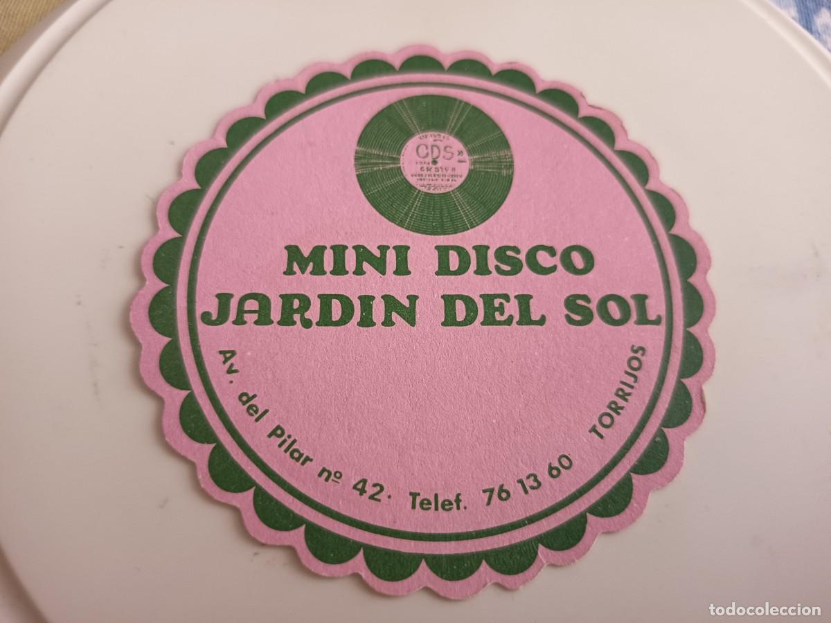 Otros art&iacute;culos de coleccionismo en papel: POSAVASOS MINI DISCO JARDIN DEL SOL-TORRIJOS-TOLEDO