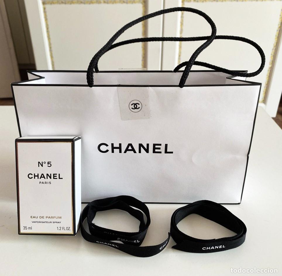 Otros art&iacute;culos de coleccionismo en papel: SET ENVOLTORIO CHANEL VAC&Iacute;O &ndash; CAJA N&deg;5, BOLSA BOUTIQUE Y CINTAS