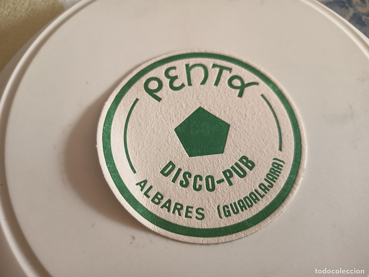 Otros art&iacute;culos de coleccionismo en papel: POSAVASOS DISCO PUB PENTA-ALBARES-GUADALAJARA