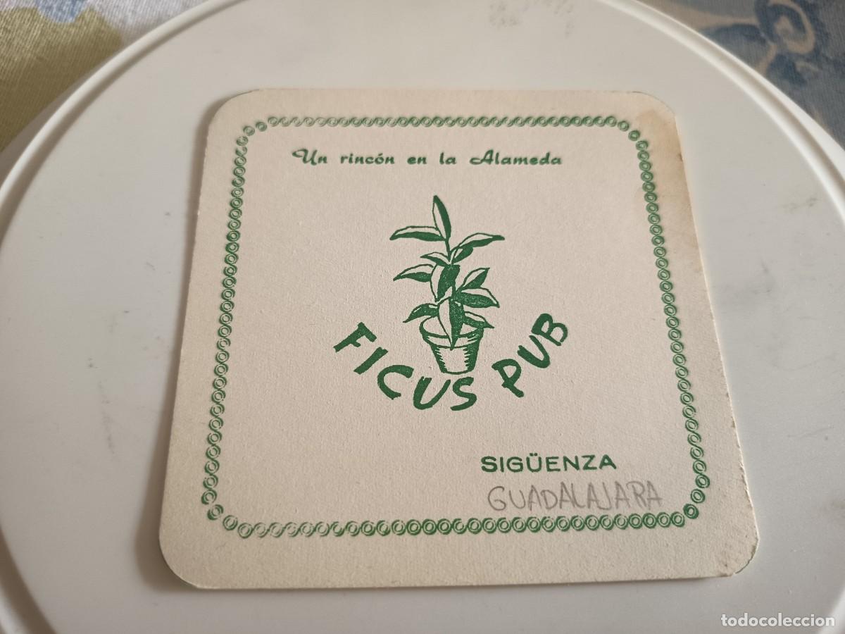 Otros art&iacute;culos de coleccionismo en papel: POSAVASOS PUB FICUS-SIGUENZA-GUADALAJARA