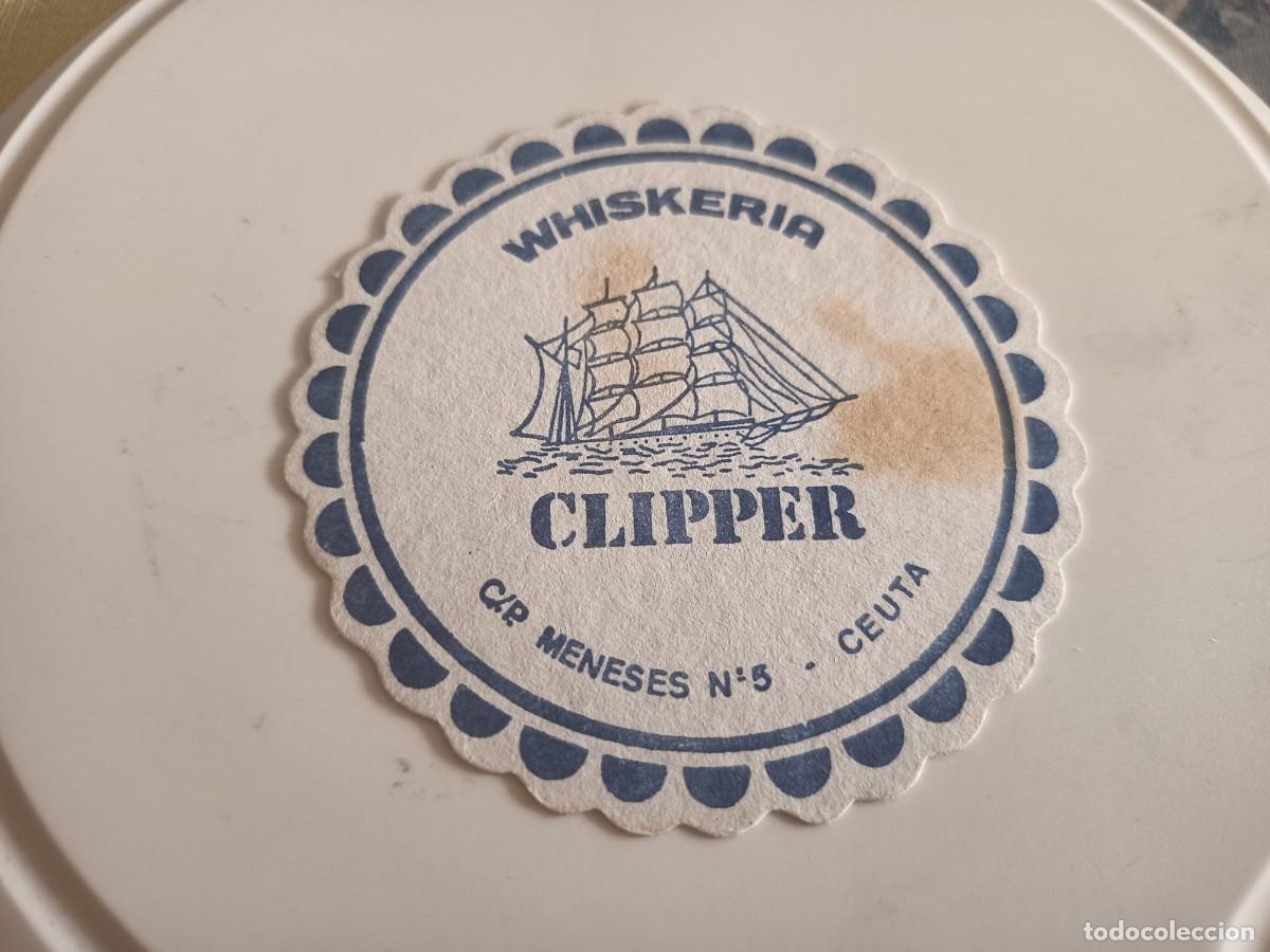 Otros art&iacute;culos de coleccionismo en papel: POSAVASOS WHISKERIA CLIPPER-CEUTA