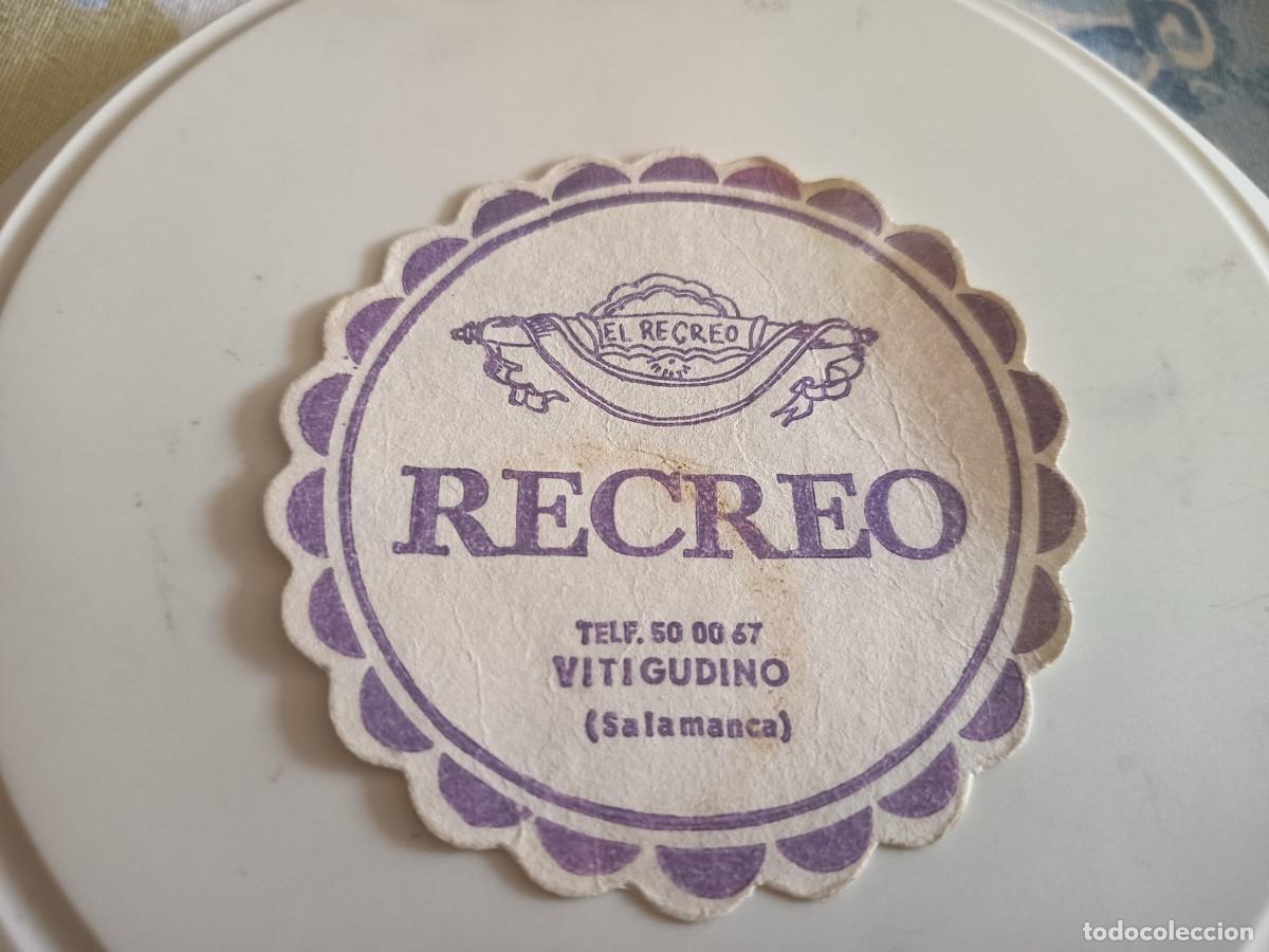 Otros art&iacute;culos de coleccionismo en papel: POSAVASOS CAFETERIA EL RECREO-VITIGUDINO-SALAMANCA