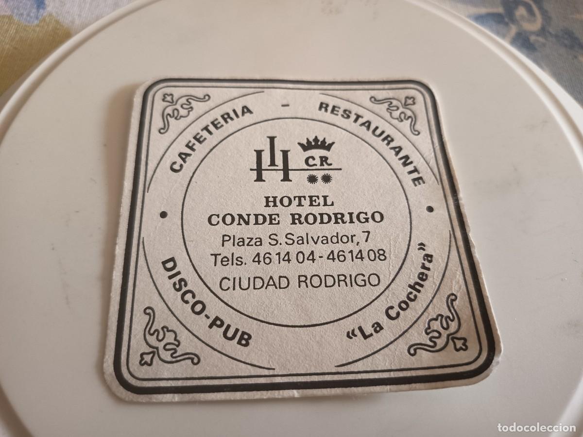 Otros art&iacute;culos de coleccionismo en papel: POSAVASOS HOTEL CONDE RODRIGO-CIUDAD RODRIGO-SALAMANCA