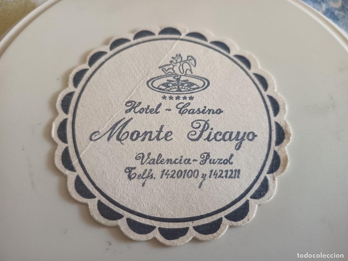 Otros art&iacute;culos de coleccionismo en papel: POSAVASOS HOTEL CASINO MONTE PICAYO-PUZOL-VALENCIA