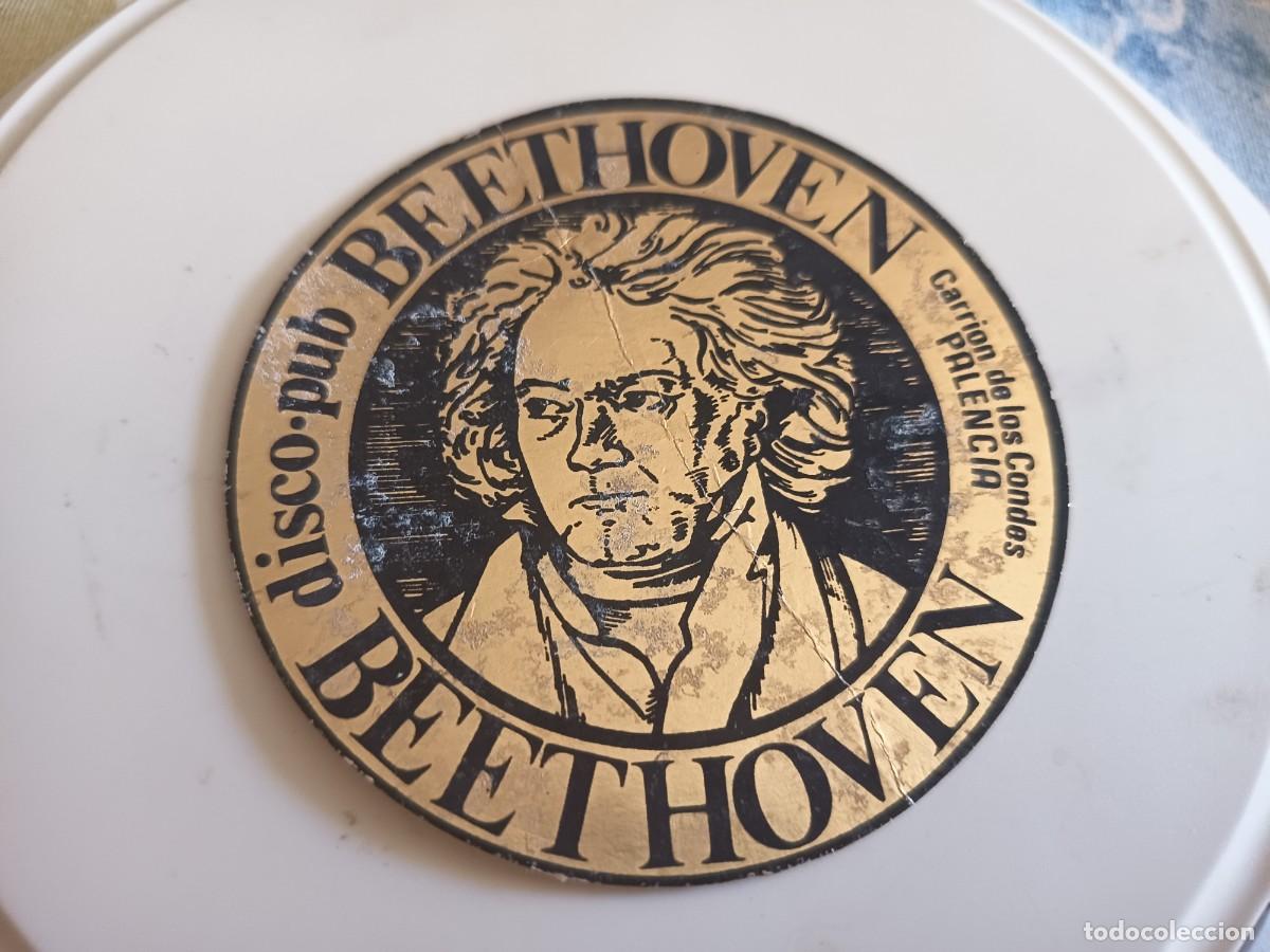 Otros art&iacute;culos de coleccionismo en papel: POSAVASOS DISCO PUB BEETHOVEN-CARRION DE LOS CONDES-PALENCIA