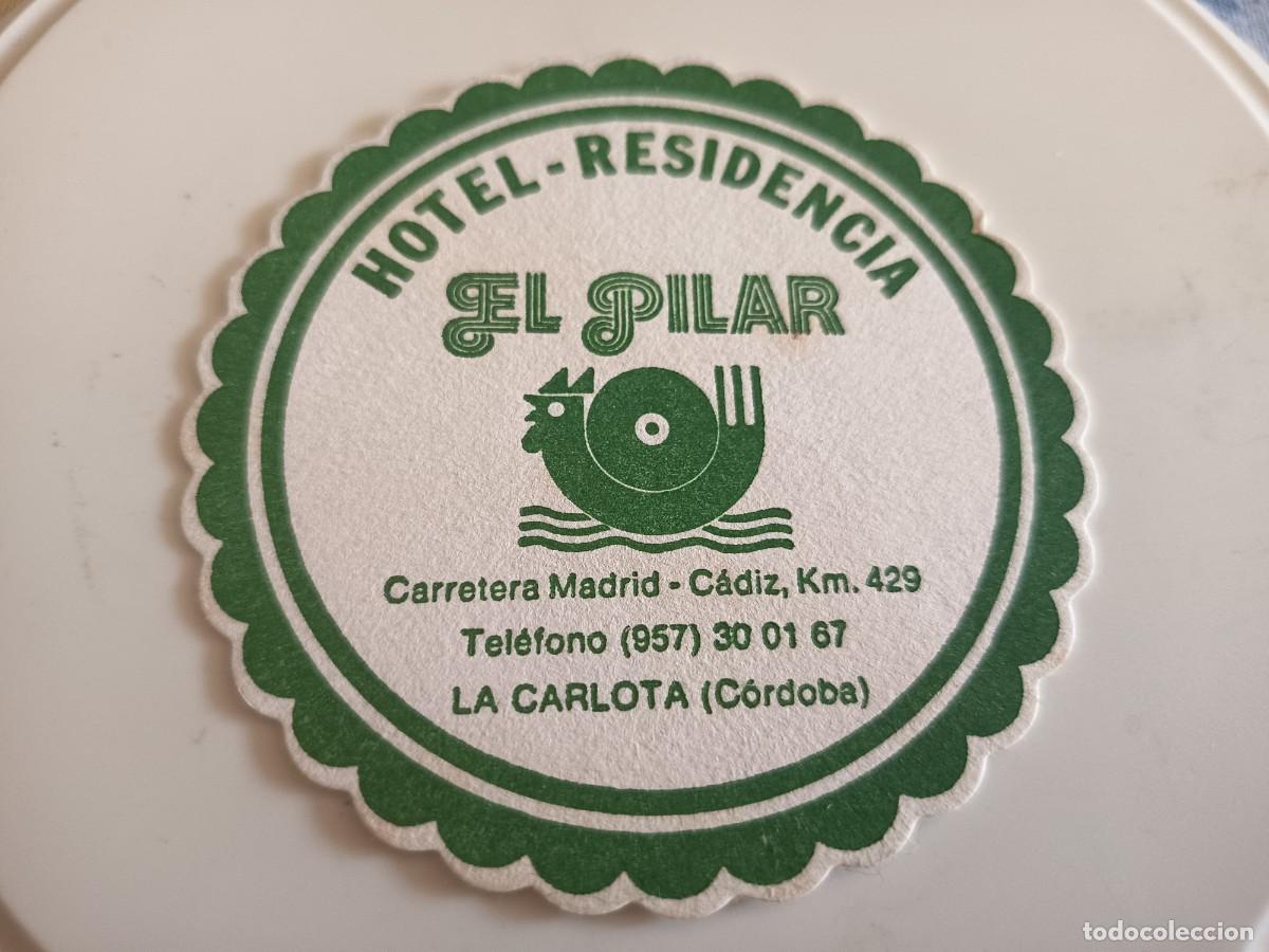 Altri oggetti di carta: POSAVASOS HOTEL EL PILAR-LA CARLOTA-CORDOBA