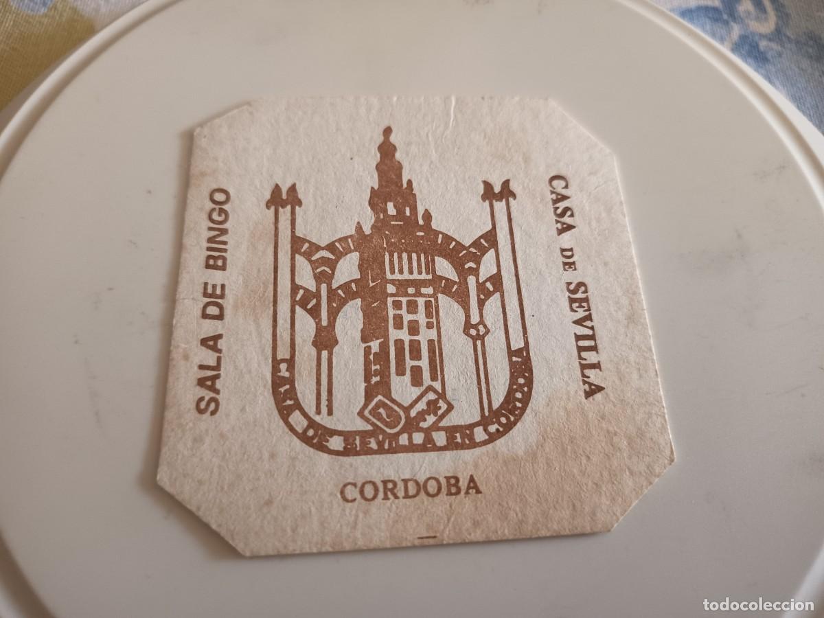 Altri oggetti di carta: POSAVASOS SALA DE BINGO CASA DE SEVILLA-CORDOBA