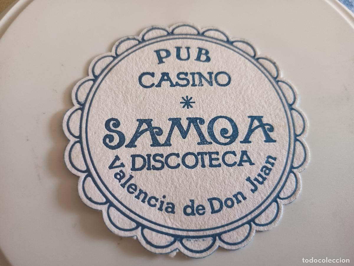 Otros art&iacute;culos de coleccionismo en papel: POSAVASOS PUB CASINO SAMOA DISCOTECA-VALENCIA DE DON JUAN-LEON