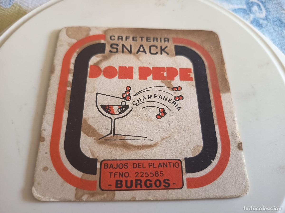 Otros art&iacute;culos de coleccionismo en papel: POSAVASOS CAFETERIA DON PEPE-BURGOS