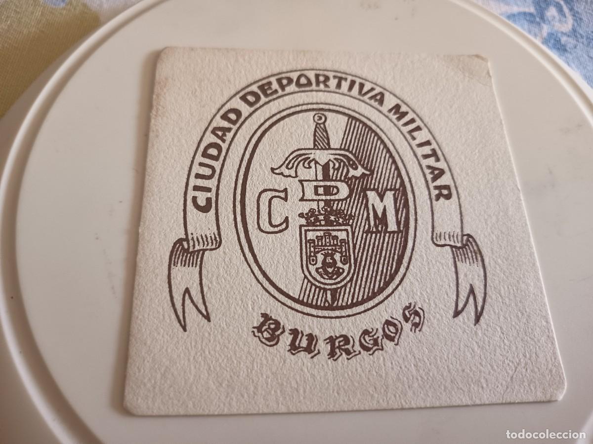 Otros art&iacute;culos de coleccionismo en papel: POSAVASOS CIUDAD DEPORTIVA MILITAR-BURGOS