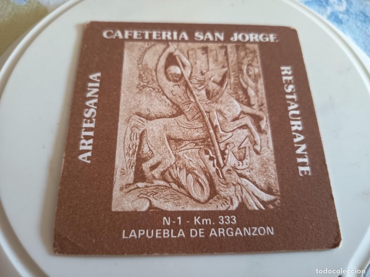 Otros art&iacute;culos de coleccionismo en papel: POSAVASOS CAFETERIA SAN JORGE-LAPUEBLA DE ARGANZON-BURGOS