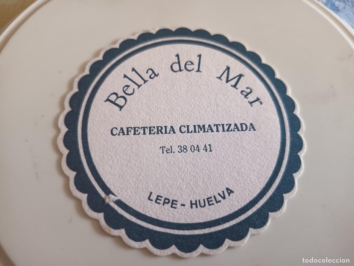 Otros art&iacute;culos de coleccionismo en papel: POSAVASOS CAFETERIA BELLA DEL MAR-LEPE-HUELVA