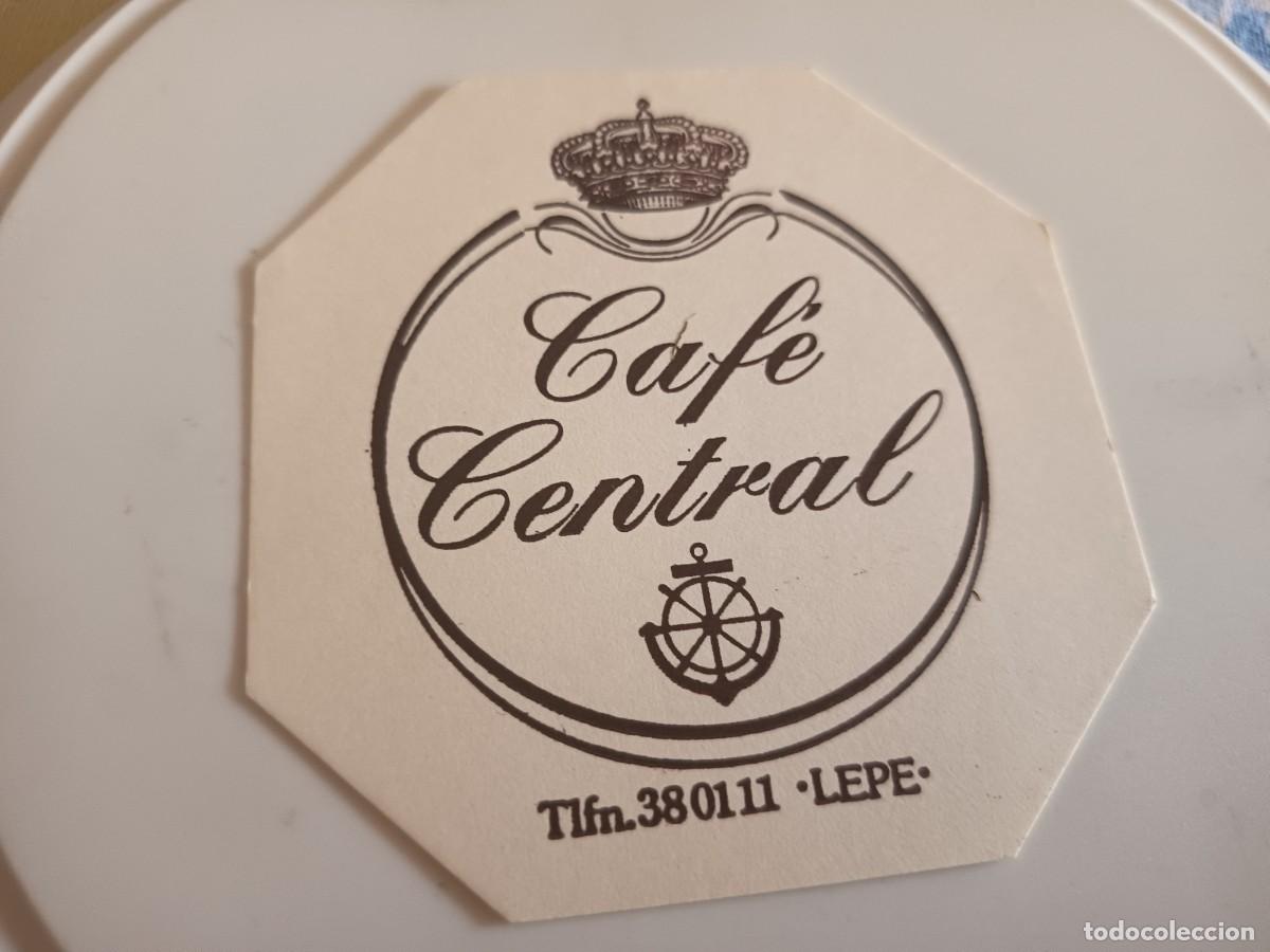 Otros art&iacute;culos de coleccionismo en papel: POSAVASOS CAFETERIA CENTRAL-LEPE-HUELVA