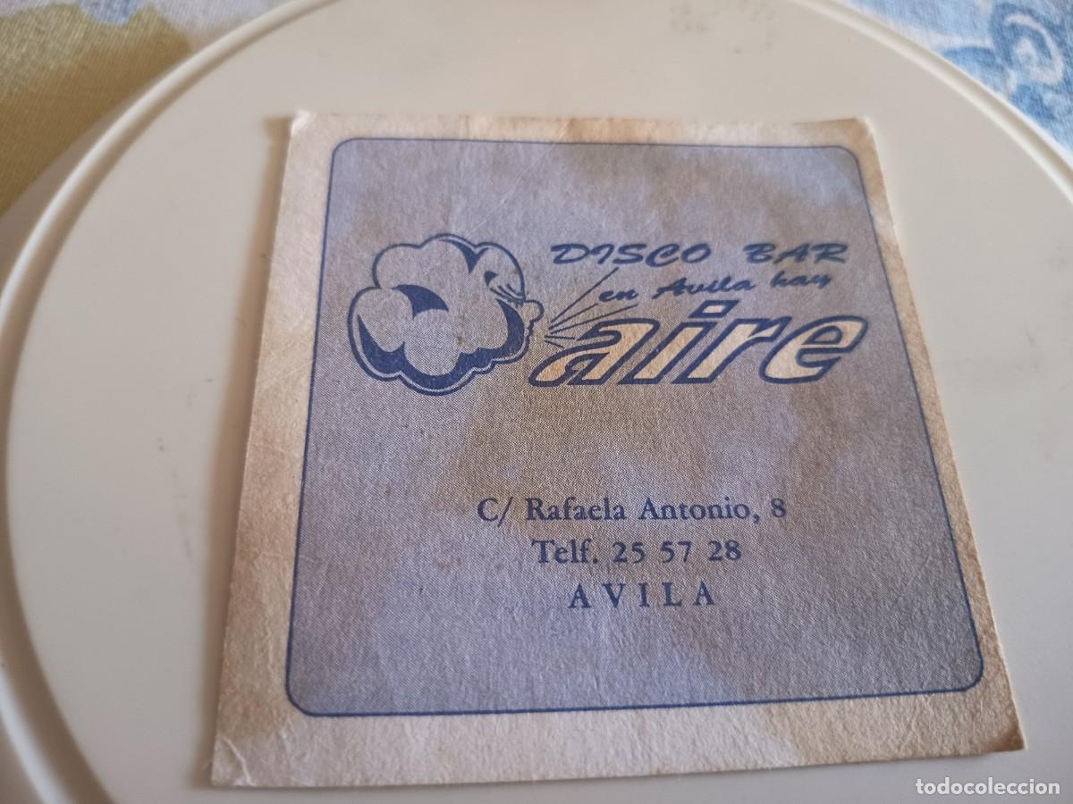 Otros art&iacute;culos de coleccionismo en papel: POSAVASOS DISCO BAR AIRE-AVILA